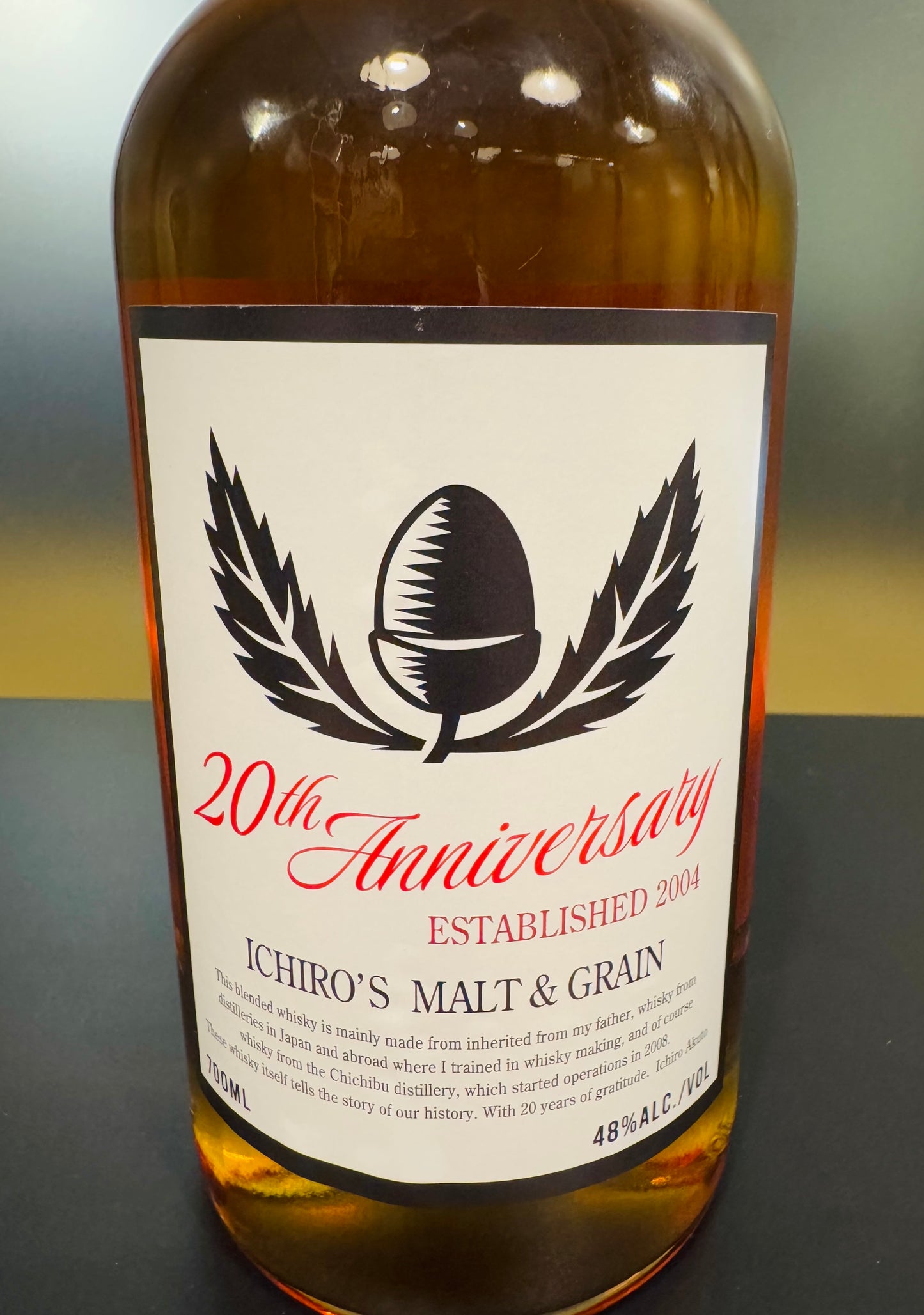 イチローズ・モルト ICHIRO'S MALT & GRAIN 48% ALC. / VOL+Carton